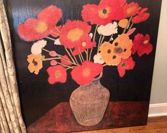 	#56	"Poppy" Painting 45x48	 $125.00 				