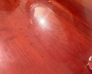 	#48	Lillian Russel David Cabinet Dresser with Mirror Cherry 60x22x34	 $1,100.00 				