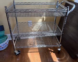 	#102	Stainless cart	 $80.00 				