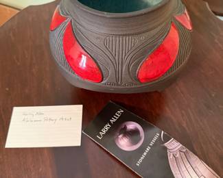 	#46	Larry Allen Stoneware Vessel Alabama potter	 $95.00 				