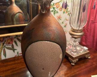 	#13	Raku Cat signed by Mitchell Grafton	 $85.00 				