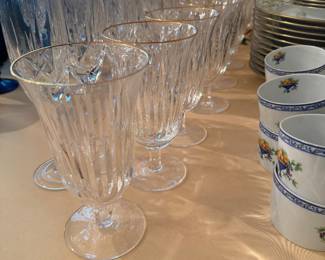 	#21	Waterford "Golden Carina" Glasses set of 7	 $140.00 				