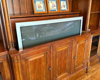 	#29	Sligh Ellis Line 3 Piece cabinet with Plasma Vision tv 108x24x90	 $575.00 				