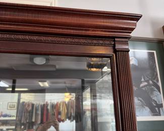 	#74	Large display cabinet 47x20x79	 $150.00 				