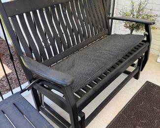 	#101	Glider Rocker 4' L & Side Table	 $165.00 				