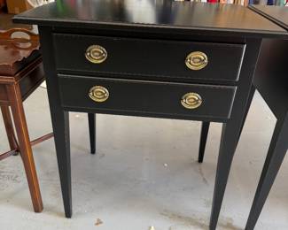 	#63	Ethan Allen Side table with drawers 26x19x29	 $185.00 				