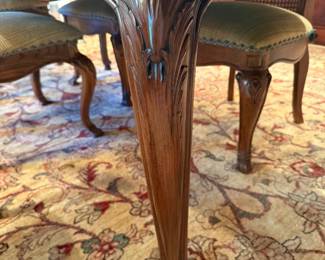 	#4	Expandable dining table with 6 chairs 69-119x39x29	 $450.00 				