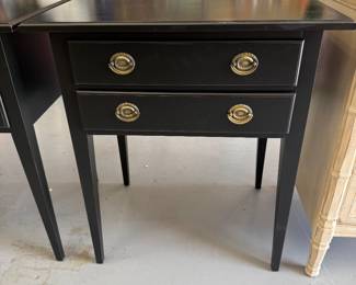 	#62	Ethan Allen Side table with drawers 26x19x29	 $185.00 				