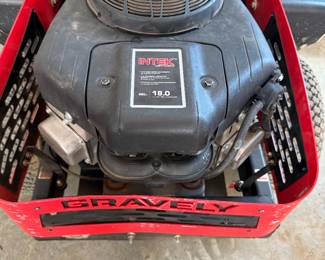 	#87	Gravley ZT34 Model# 915910	 $1,750.00 				