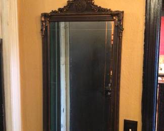 Wood frame mirror 20”x37”