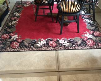 Area rug 94”x91”