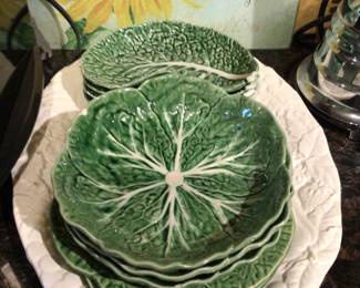 Majolica plates