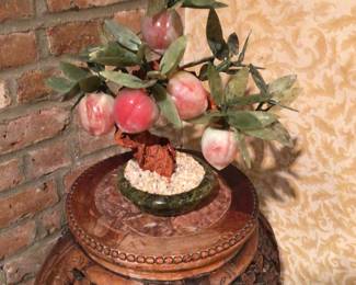 Asian soapstone tree 