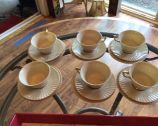 Lenox cups & saucers 