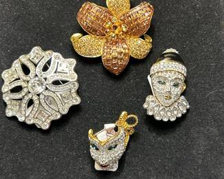 Swarovski Brooches