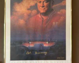 Bob Devaney Signed Print
