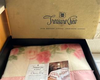 Treasure Chest Blanket NIB