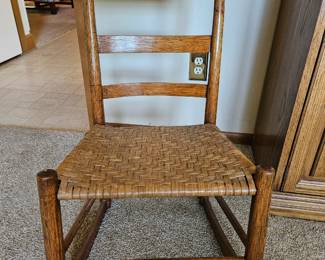 Shaker low rocking chair