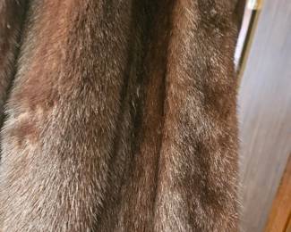 Mink fur coat