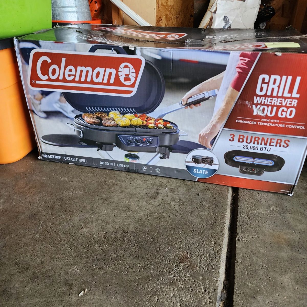 New grill never been used in original 