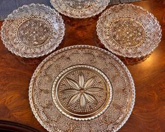 Vintage federal heritage plates