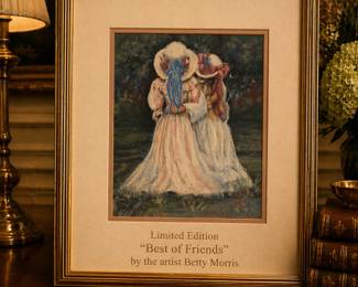 Limited Edition “Best of Friends"by the artist Betty Morris