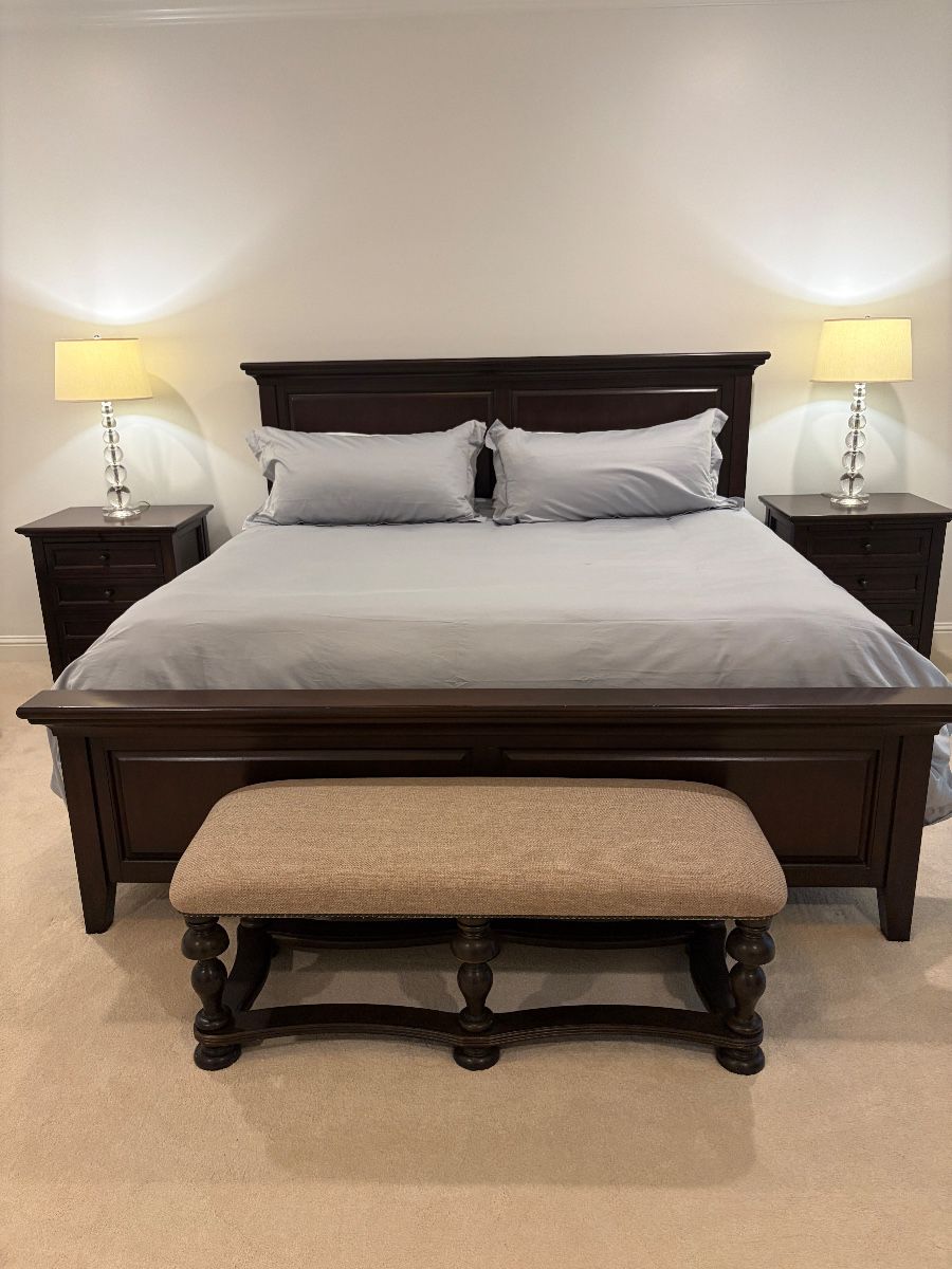 Pottery Barn King size bedroom suite