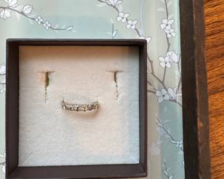 Gold and diamond band