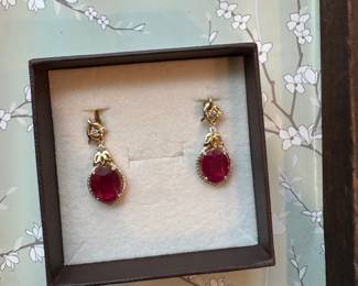 Ruby Earrings