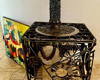 Brother Mel Brutalist side table