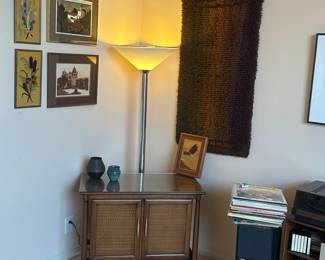 Wall hanging and small cabinet