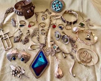 Some great names here.  MCM sterling pieces