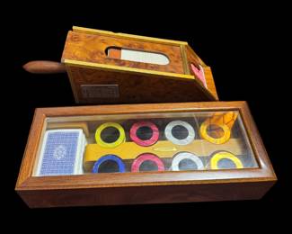 Mark Cross NY poker chips