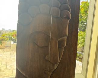 Wood Buddah panels 