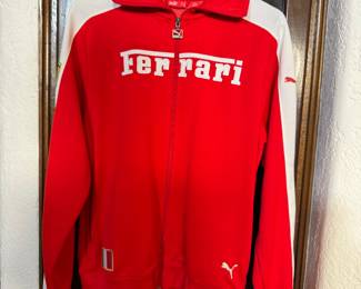 Men’s Ferrari collection of T-shirts and jackets