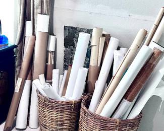 Vintage  Schematic, Ariel maps and blueprints 