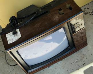 Vintage small TV