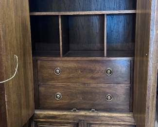 Inside of Regency Wardrobe 