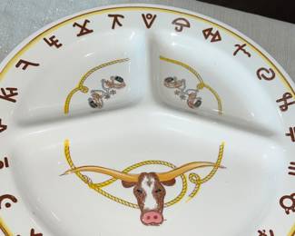 Vintage Fred Rogers "Chick Wagon@ plates (2)