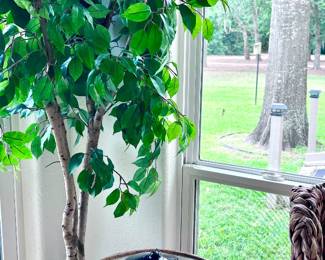 Lots of Faux plants and floral arrangements 