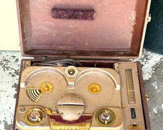 Vintage reel to reel tape player