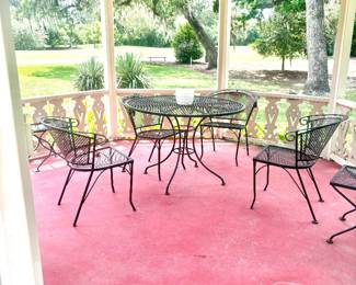 Wrought Iron Patio Set 