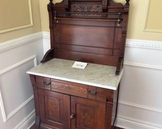 Marble Top Wash Stand