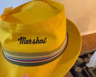 Vintage autographed Masters Marshal hat by Robert by Arnold 