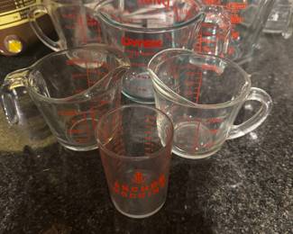 Pyrex and Anchor Hocking Measure Cups