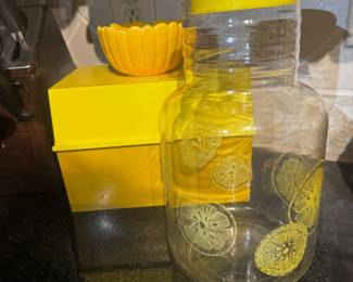 Vintage Lemonaid Jar, Betty Crocker Recipe Cards