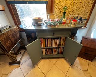 Buffet/Breakfast Nook, Cook Books, etc.