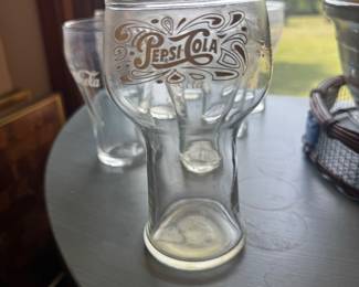 Pepsi Cola Glass
