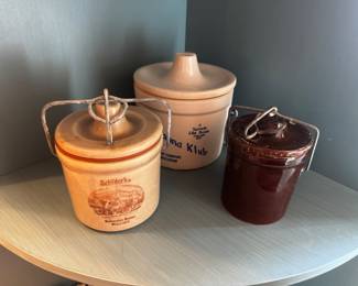 Vintage Butter Crocks