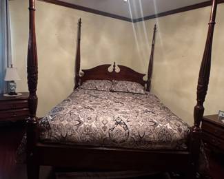 Cherry Four Post Bed